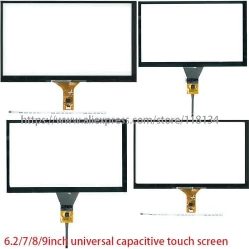 6.2/7/8/9 inch capacitive touch screen 6.2/7/8/9inch universal car capacitive external screen