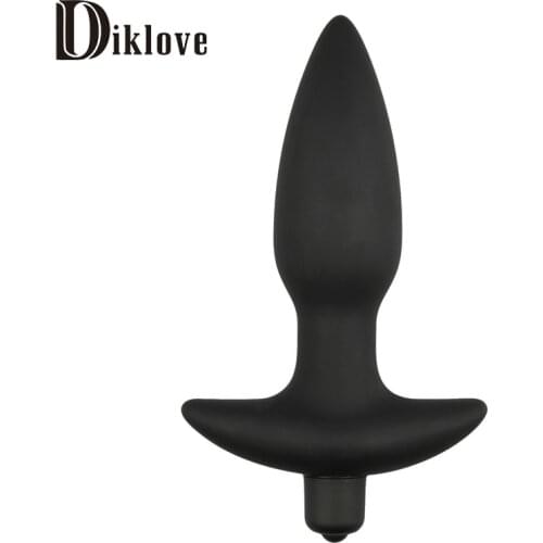 10 speeds vibrating silicone BIG anal butt vibrator anal sex toy woman and man sex products anal plug