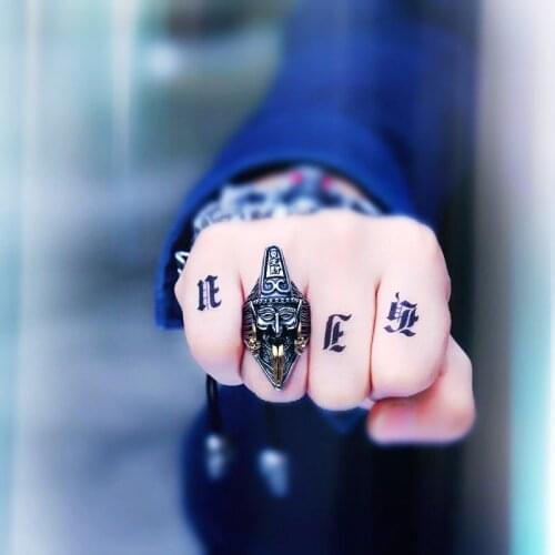 Beier new store 316L Stainless Steel China mythology hell messenger ring lucky peace mans ring high quality jewelry LLBR8-571R