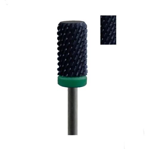 Black Ceramic Nail Drill Bit - Small Barrel Bit C