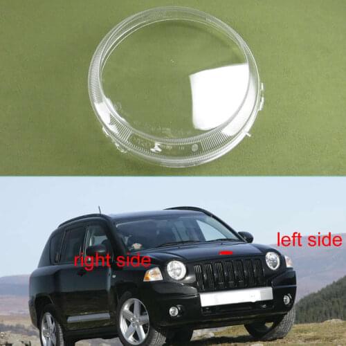 Lampshade Headlamp Cover Glass Lamp Shell lens Headlight Cover Shell For Jeep Compass 2007-2010