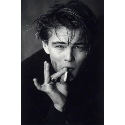 Home Decor Leonardo DiCaprio Actor Star 1-Silk Art Poster Wall Sticker Decoration Gift