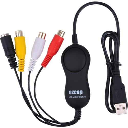 Ezcap158 USB Audio Video Recording Card UVC Video Capture Convert Analog Video Audio to Digital format for XBOX VHS PS3