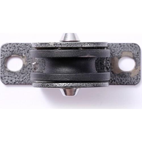 Fixed Pulley Block Cable Machine Single Wheel Pulleys W/ Mount Screws 300kg