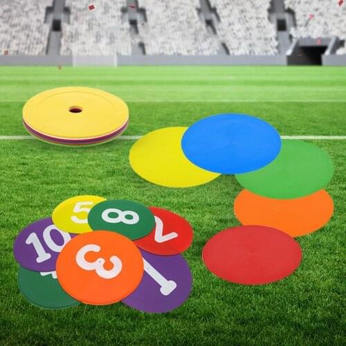 Football Training Aids Signs Discs Round Flat Landmark Pad for Outdoor Football Training Aids Signs Discs Round Flat Landmark Pa
