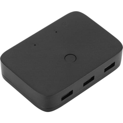 HDMI-Compatible KVM Switch Switcher Splitter 2 in 1 Out 4K@30Hz with USB2.0 Hub for PC Monitor Projector Keyboard Mouse