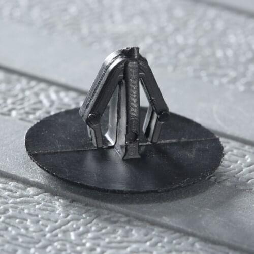 50Pcs Auto Bumper Fastener Clips Push-Type Fit 12mm Hole Car Clips Shield Retainer Plastic Rivet Fit For Kia