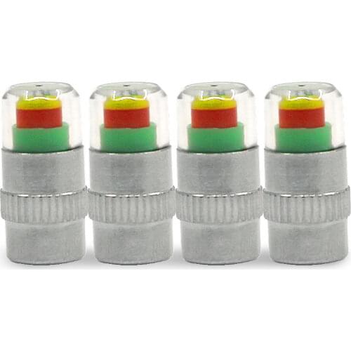 4PCS/set 2.0Bar 30PSI Auto Car Tire Pressure Monitor Valve Stem Cap Sensor Indicator Eye Alert Diagnostic Tools Kits