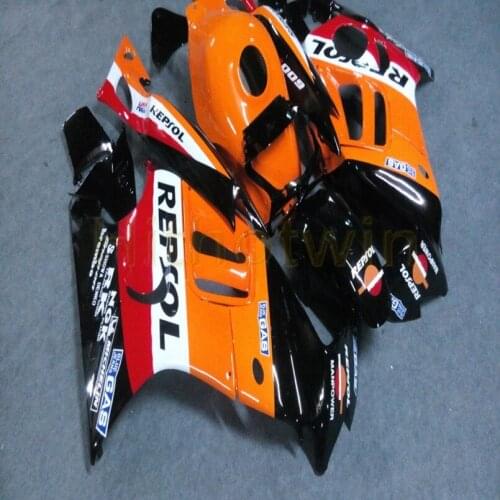Motorcycle body kit for CBR600F3 1997-1998 F3 97 98 ABS Plastic Fairing+Screws+orange M2