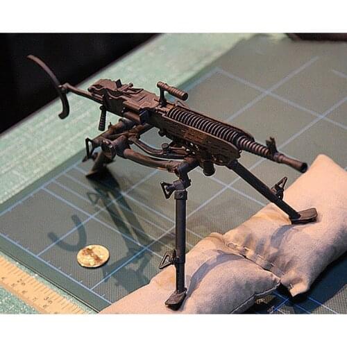 1:6 Scale World War Ii Mg37 Metal Simulation Heavy Machine Gun Without Bullet Chain 12'' Action Figure Scene Prop Soldier Weapon