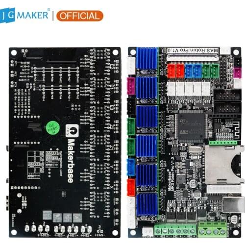 MKS Robin 32Bit Silent Mainboard Motherboard with TMC2208 TMC2209 For JGMAKER Artist D Upgraded Pro 3D Printer