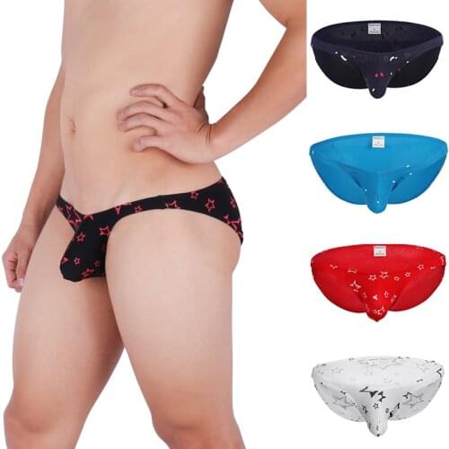 Sexy Underwear Men Jockstrap Low Waist Cotton Gay Mans Underwear Bikini Men Briefs Mens Underwear Panties