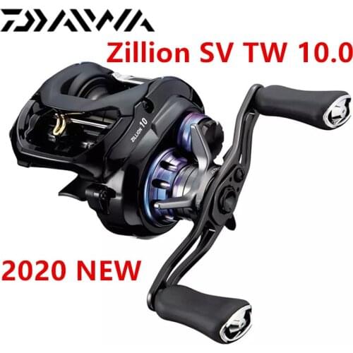 Daiwa 2021 Zillion SV TW 10.0 Baitcast Fishing reel Max Drag 4.5KG TWS system SV Concept