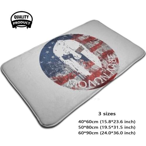 Usa Molon Labe Door Mat Foot Pad Home Rug Aroo Sport Helmet Fire Ripped Flag Sprint Super Beast Y Win Earn Trifecta Load