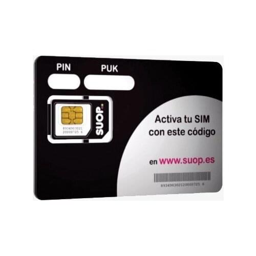 Suop SIM card-5 free extra balance and 1GB gift (Portability)-Orange 4G coverage-collaborative OMV