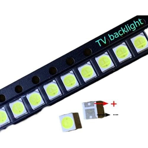 2000PCS /LOT HONGLI TRONIC LED Backlight 1210 3528 2835 1W 6V 110LM Cool white LCD Backlight for TV TV Application NEW