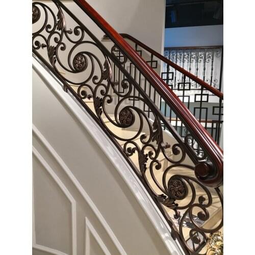Hench shanghai factory hot sale Indoor outdoor Wrought Iron balcony Iron Balustrades