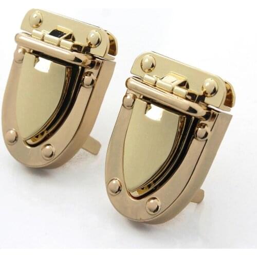 1pcs Metal Push Lock Fashion Durable Push Locks Closure Parts for DIY Handbag Shoulder Bag Purse Hardware Accessories