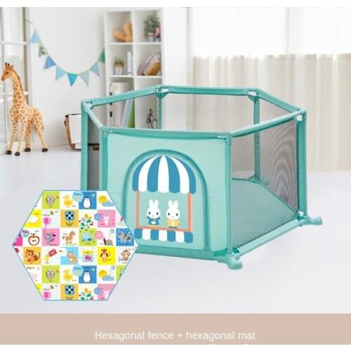 2020 Baby Fence Baby Indoor Home Child Safety Crawl Pad Protective Grating Toddler Fence Kids Activity Play Fence Playpen