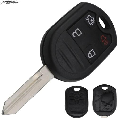 Jingyuqin 4 Button Remote Key for Ford EDGE ESCAPE EXPEDITION EXPLORER FLEX FUSION MUSTAN TAURUS For Mazda Tribute