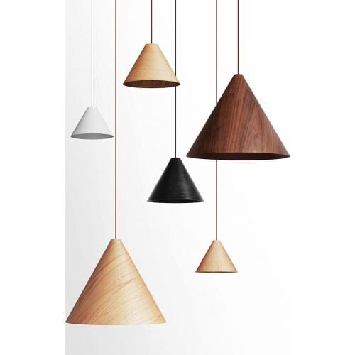 Wood Pendant Light Home Kitchen Island Lighting Decoration Wood Hanging Lamp E27 Wooden Pendant Lamp Chandelier