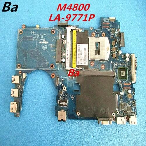 For Dell Precision M4800 Notebook motherboard without CPU independent graphics card LA-9771P completed the test