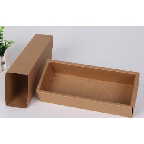 Eco Friendly Kraft Paper Cardboard Drawer Gift Packaging Box Socks Underwear Storage Paper Box LX8108