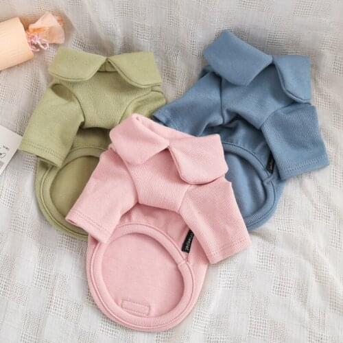 Pet Dog Shirt Hoodies Autumn Winter Dog Clothes T-shirt Coat Yorkshire Pomeranian Bichon Poodle Schnauzer Dog Clothing Outfit