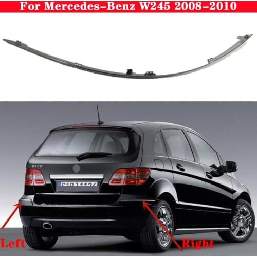 Car Bumper Chrome Reflective strip for Mercedes-Benz B CLASS W245 2008-2010 1698851921 A1698851721 Warning plating bright strip