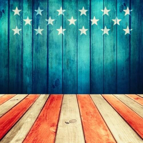 HUAYI Backdrop For Independence Day Photography Studio Decorating Walls Star Portraits Decent Vinyl Grainy Background XT-5496