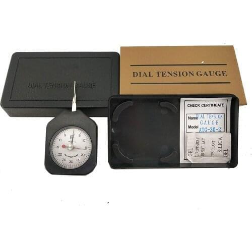 Tension Meter tester 30g Double Pointers with Single Pointer 30G Double needle Gram gauge Black