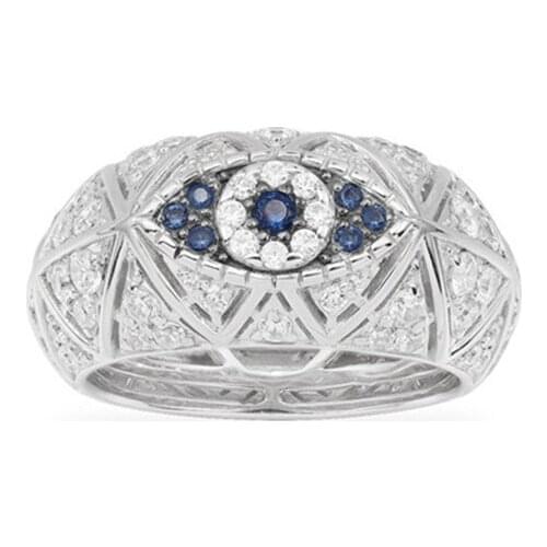 Fashion new 925 sterling silver stone inlaid narrow magic eye series ring for men and women, gift, free shipping