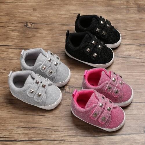 Fashion rivet baby shoes infant baby boy shoes newborn baby boy shoes