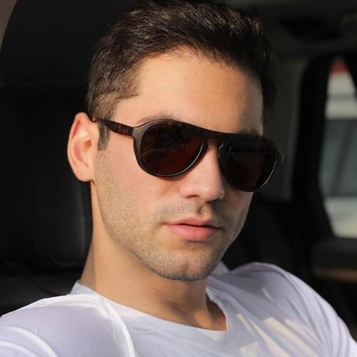 Men Polarized Sunglasses ,Tortoise Windshield Sports Coating Detachable Sun glasses Driving Night Vision Glasses HSA639