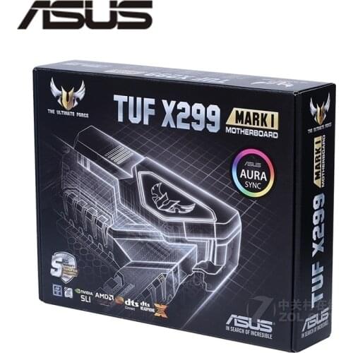 NEW For Asus TUF X299 Mark 1 Original Desktop Intel X299 DDR4 Motherboard LGA LGA 2066 USB3.0 M.2 SATA3