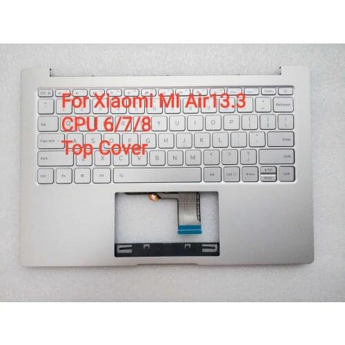 New laptop Top case Lcd back cover +upper case+ bottom case + keyboard palmrest for xiaomi AIR 13.3" silvery