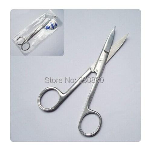 2 pcs Professional Eyebrow Eyelash Scissors Straight Eyelash Extension Makeup Tool/ Eyebrow Scissor Trimmer by Free Shipping