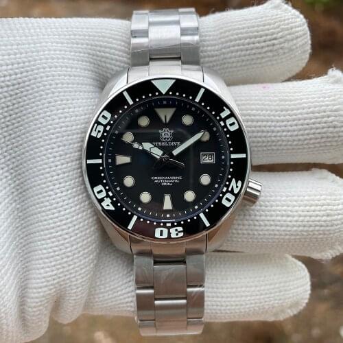 SD1971 New Arrival 2020 STEELDIVE Brand Men Wristwatch Ceramic Bezel Blue Luminous NH35 Automatic Dive Watch