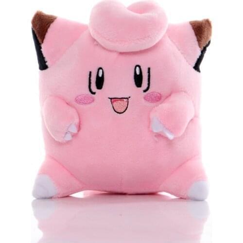 1pcs TAKARA TOMY Pokemon 15cm Cute Clefairy Plush Toys Dolls Clefairy Plush Toys Soft Stuffed Plush Toys Children Kids for Gifts