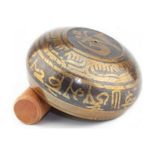 Yoga Tibetan Singing Bowl Himalayan Hand Hammered Chakra Meditation Religion Belief Buddhist supplies Home Decoration
