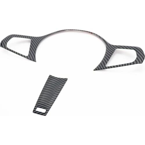 3D Steering wheel decoration for BMW 4 Series (G22) 2020 2021 M sports stars ABS material carbon fibre accessories