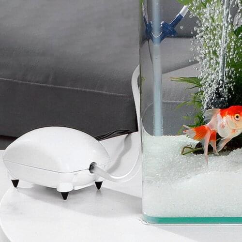 EU/US Ultra Silent Plug Aquarium Air Pump Mini Silent Oxygen Pump Fish Tank Aquariums Plug Fish Accessories