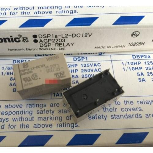 2pcs New DSP1a-L2-DC12V DSP1aL2DC12V AGP2203 Relay Free Ship #uxs