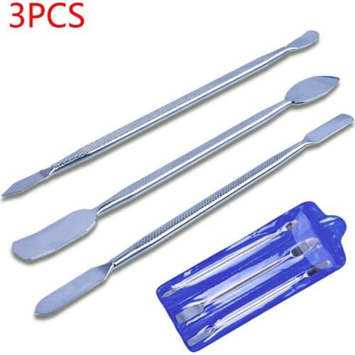 3pcs Universal Mobile Phone Repair Opening Tool Metal Disassemble Crowbar Metal Steel Pry Phone Hand Tool Set