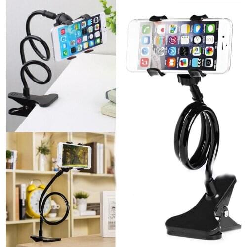 360 Degree Rotation Flexible Arm Universal Lazy Phone Stand Bed Desktop Clip Stand Mount Tablet Mobile Phone Holder