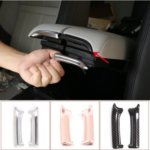 Car Styling ABS Interior Console Armrest Storage Box Switch Decoration Strip Trim Sticker For Land Rover Range Rover Evoque 2020