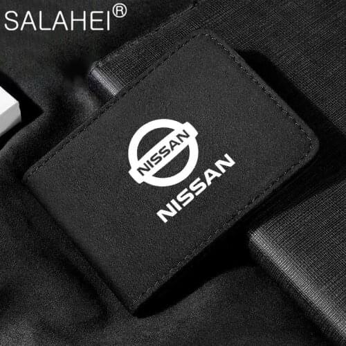 Car Card Bag Drivers License Package Protective Cover For Nissan Qashqai X-Trail T32 T31 Juke J10 J11 Kicks Tiida Pathfinder