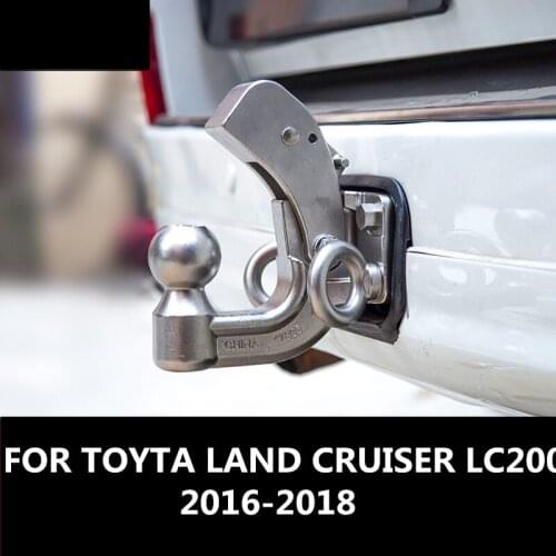 FOR TOYTA LAND CRUISER LC200 2016-2018 Front And Rear Bar Styling Modified Trailer Hook Cast Steel With Ball Auto Accessories