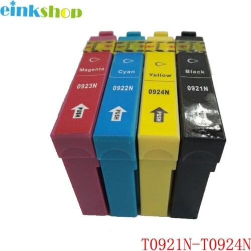 Einkshop T0921 T0921N -T0924 Compatible Ink Cartridges For Epson TX117 CX4300 TX119 TX106 TX109 C91 T26 T27 Printer