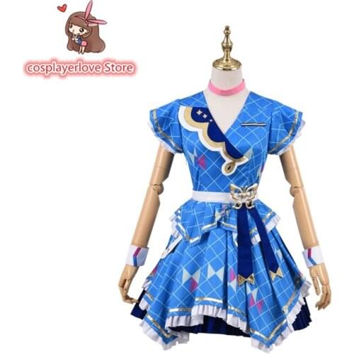 Idol MILLION LIVE Glow Map Momose Rio Cosplay Costume Halloween Christmas Costume
